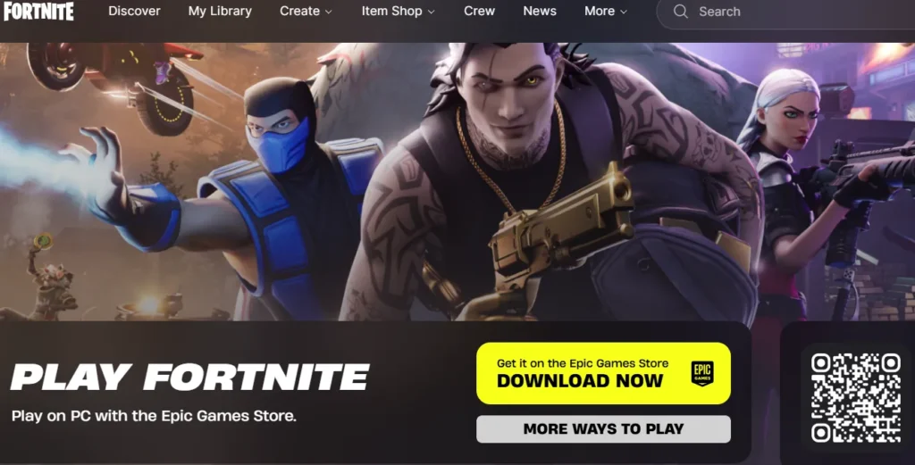 This image shows Fortnite Mobile downloading page