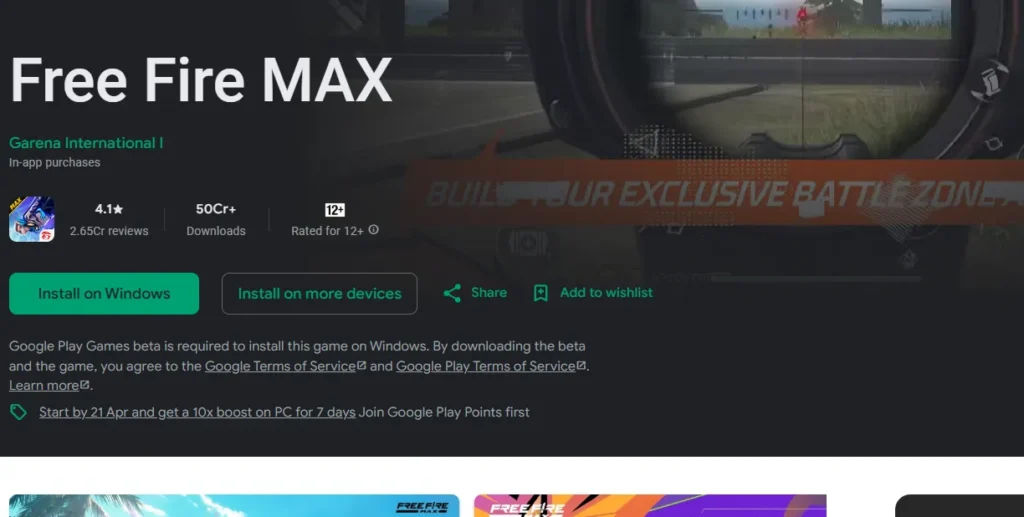 This image is related to free fire max Android/iOS game