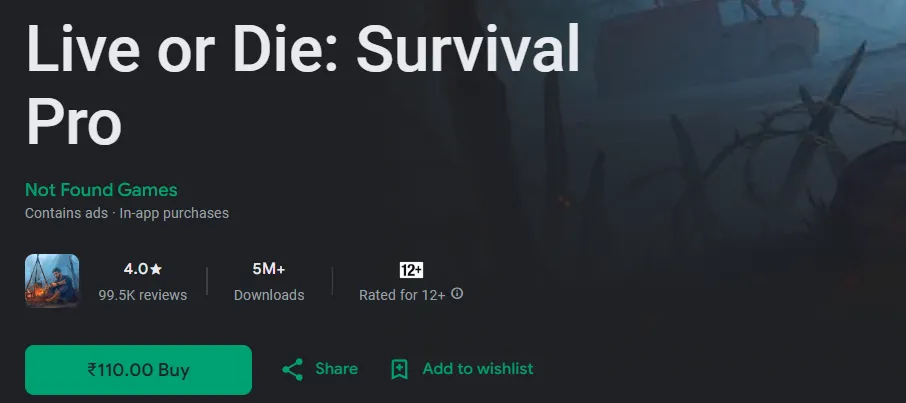 Live or Die: Zombie Survival Pro game for OS